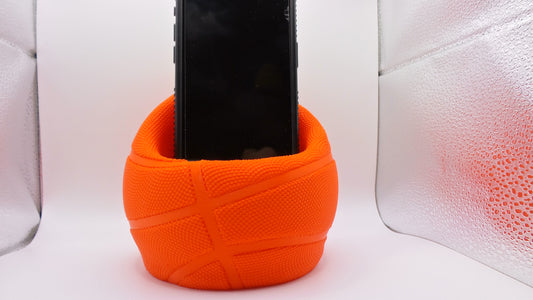 Basketball phone holder